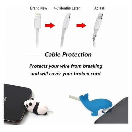 Protector Para Puntas De Cable Cargadores Animales Celulares