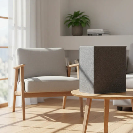 Calentador Portatil Para Debajo De Escritorio Gris