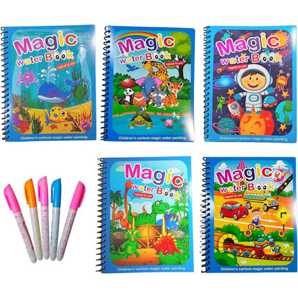 Libro Infantil Coloreable Incluye: Lapiz Recargable De Agua.