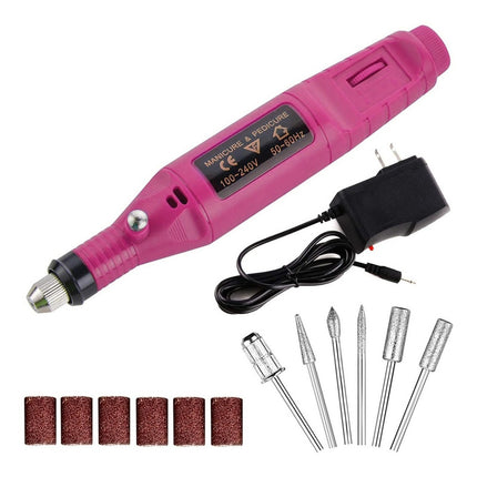 Torno Para Uñas Electrico + 6 Brocas Jt Oferta