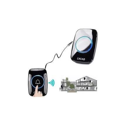 Timbre Inalambrico Cacazi Modelo A10 Alcance 300 Mtrs