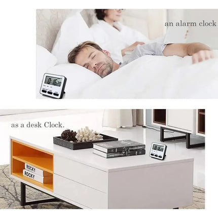 Timer Digital Con Reloj -js183/608e