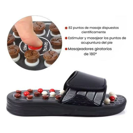 Sandalias De Acupresión Estimula Y Masajea Pies