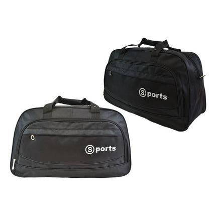 Bolso Deportivo Negro 55x20x30cm Bgb63014 Negro