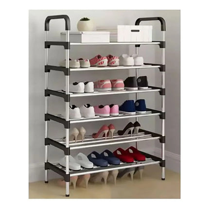Zapatera Organizador Metalico 6 Estantes - J8-0139 Gris