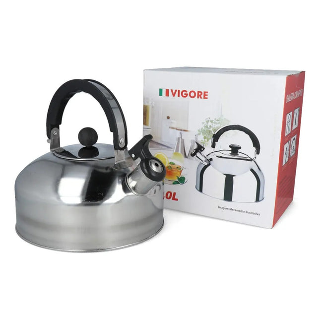 Caldera De Acero Inoxidable 4l. Oferta X36 Unidades Gris