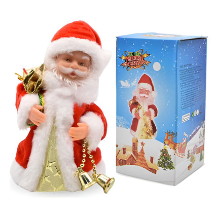 Papa Noel Con Luz Sonido Y Movimiento Ccm00464 Rojo