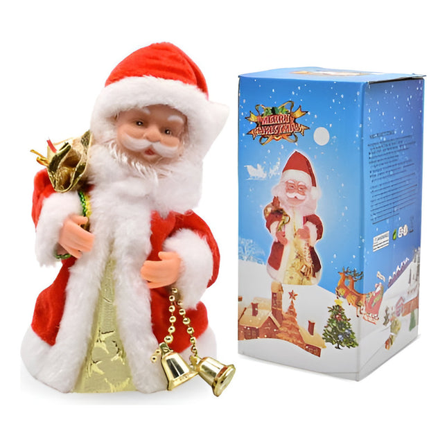 Papa Noel Con Luz Sonido Y Movimiento Ccm00464 Rojo