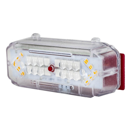 Luz Led Bicicleta Señalero Casco Recargable Usb Calidad  V