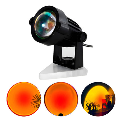 Lampara De Proyeccion Luz Puesta De Sol Roja Negro