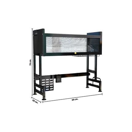 Organizador Escurridor Sobre Pileta Cocina Alacena Premium Negro