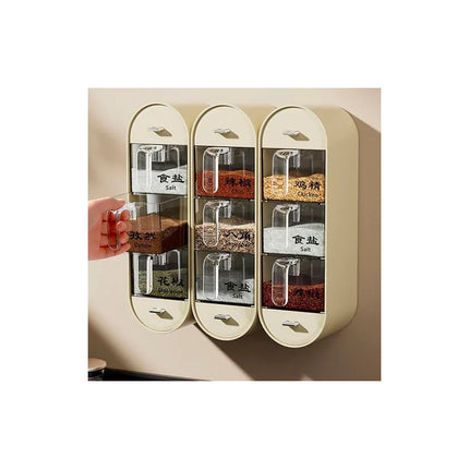 Especiero Condimentero Organizador Para Pared Con Cajones V