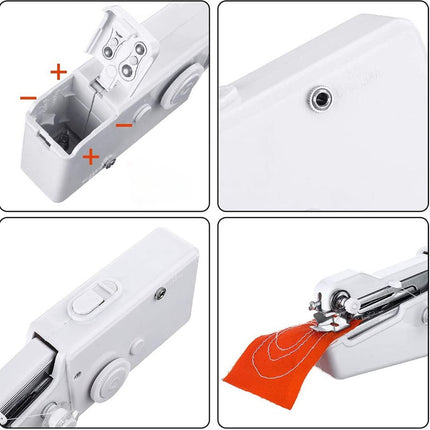 Maquina De Coser Mini Compacta Portatil Manual A Pilas  Varios