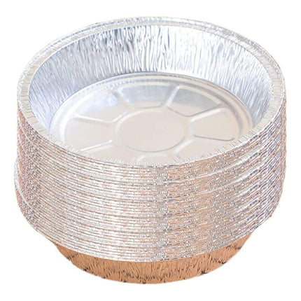 Bandeja Aluminio Para Freidora 20x4cm Redonda Plateado
