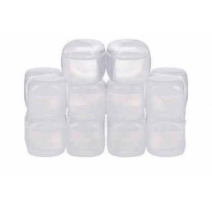 Hielos Cubitos Reutilizables X20 Transparente Refrigerante