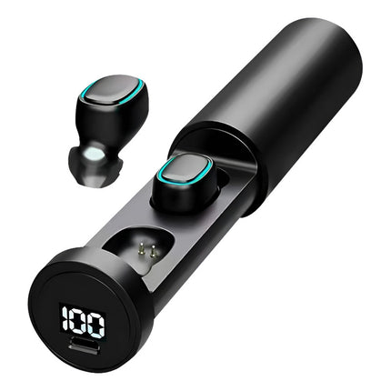 Auricular Bluetooth Display Lcd Mz-43 Negro