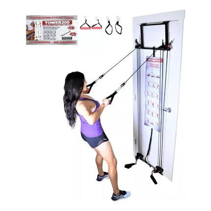 Ejercitador Multi Gimnasio De Puerta Trabaja Cuerpo Completo