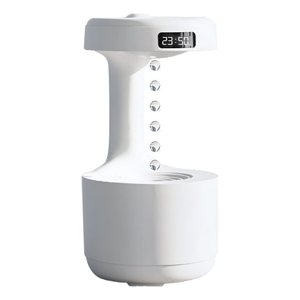 Gotas De Humidificador Antigravedad Con Gotas De Agua Blanco