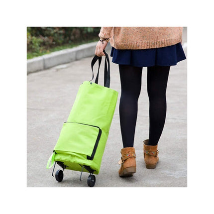 Bolso Carro De Feria Plegable Con Ruedas - Colores Varios