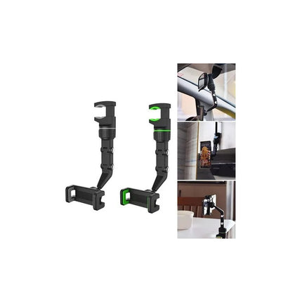Soporte De Celular Para Espejo Retrovisor Rotacion 360