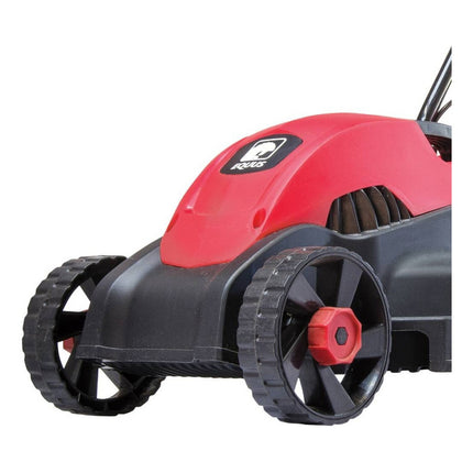 Cortadora De Césped Eléctrica Con Bolsa Recolectora De 1200w Rojo