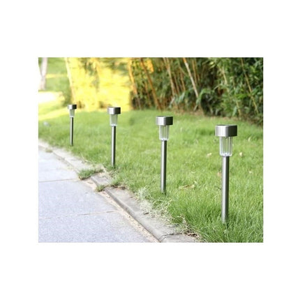 Lampara Luz Solar - Antorcha Farol Pincho Para Jardin