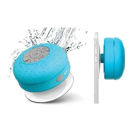 Duchero  Led Multicolor + Parlante Para Ducha  Plateado