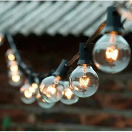 Guirnalda Guia 25 Luces Vintage Simonas Exterior 7,6 M Negro