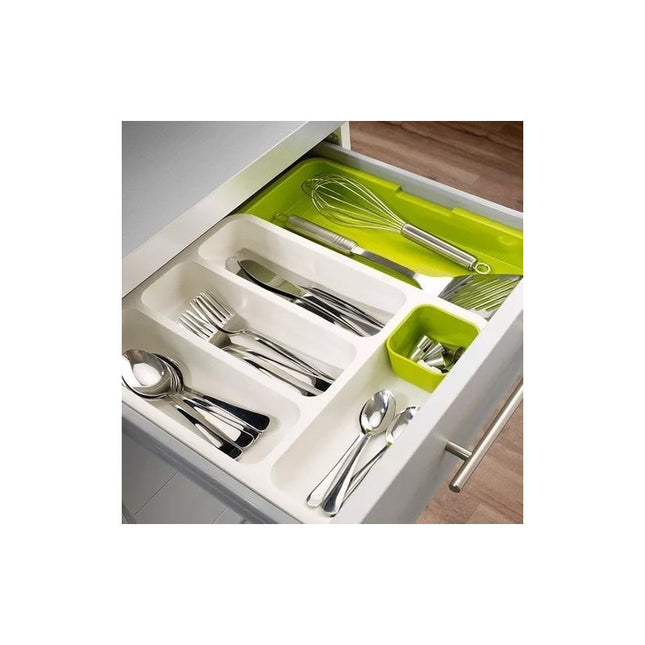 Cubiertero Para Cajón Cocina Organizador Extensible Cubierto