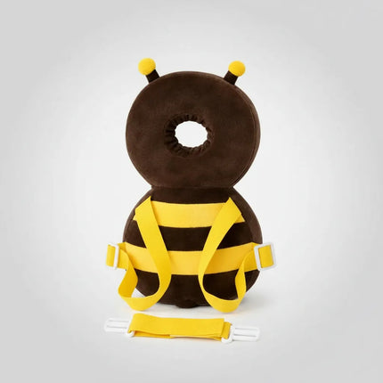 Mochila Anticaídas Para Bebé Protector Acolchado Amarillo