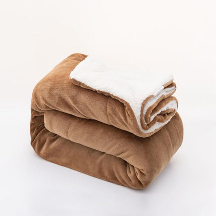 Manta Polar 2 Plazas Con Corderito  Pack  Oferta 2 Unidades  Liso 1720.0 G Varios