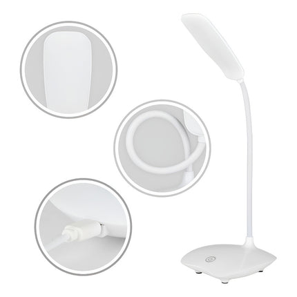 Lampara Led Con Base Para Escritorio C/3 Modos A A