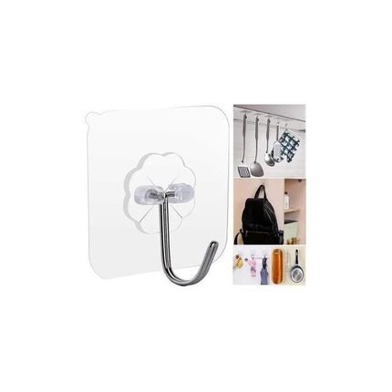 Gancho De Pared Portatil  Adhesivo Hasta 15 Kg X5 Unidades