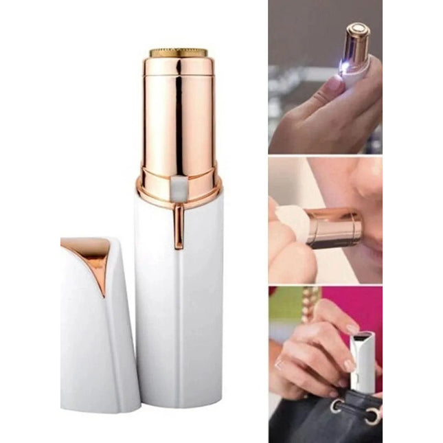 Removedor De Vello Facial Femenino Rasurador Blanco