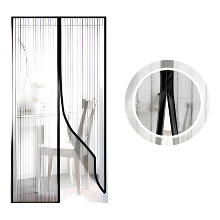 Cortina Malla Mosquitero No + Insectos - Puertas - Ventanas Negro