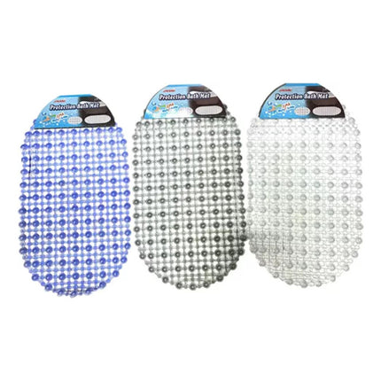 Alfombra Para Baño De Pvc Calada, Con Ventosas, Varios Color Varios