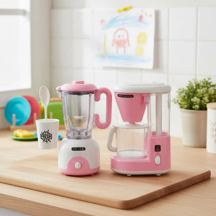Juguete Set De Cafetera Y Licuadora Rosa De Juguete Ty372732 Rosa