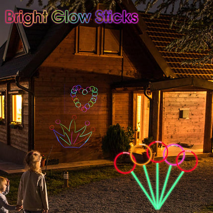 Pulseras Fluo Pack De 100 Unidades Luminosas Colores Neon