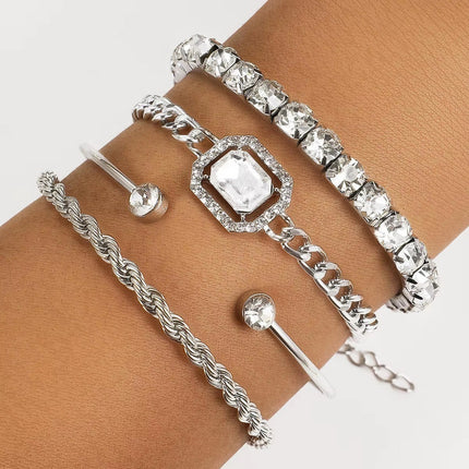 Reloj De Dama Kit Joyeria Completo 5 Piezas En Caja