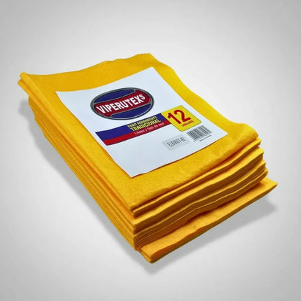 Paños Absorbente Multiuso 35x40 X12 Unidades Amarillo