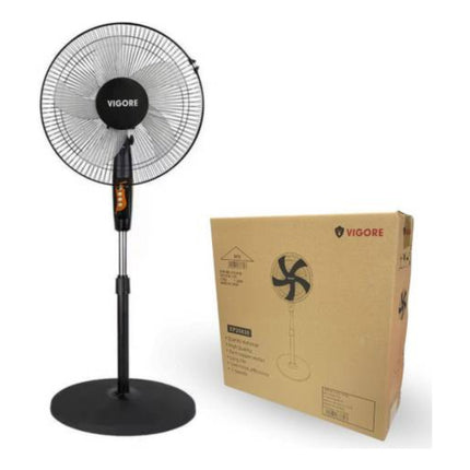 Ventilador De Pie Giratorio 16  Vigore 3 Velocidades 120cm 2.54 Cm Plástico 5