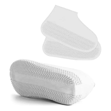 Zapatones Silicona Cubre Calzado M 35-39 Blanco 35-39