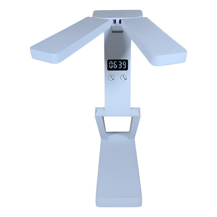 Portatil Veladora Doble Con Reloj Usb V