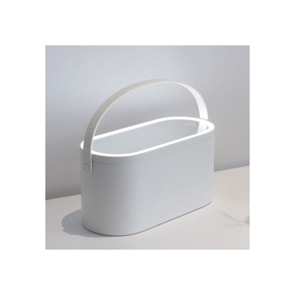 Organizador Para Cosméticos Maquillaje Con Espejo Luz Led R