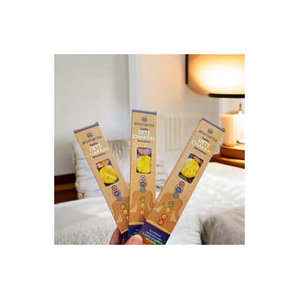 Incienso Sahumerio Pastilla Organicas 7 Chakras Aromanza V