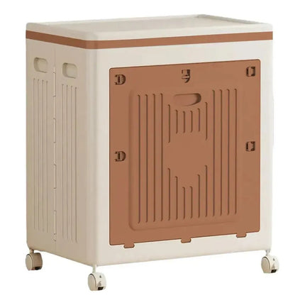 Canasto Cesta Plegable Organizador Con Ruedas V