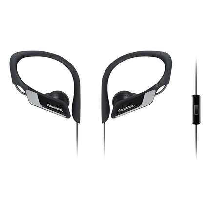 Auricular Panasonic Con Microfonorp-hs35mpp-k Negro Con Gris Negro