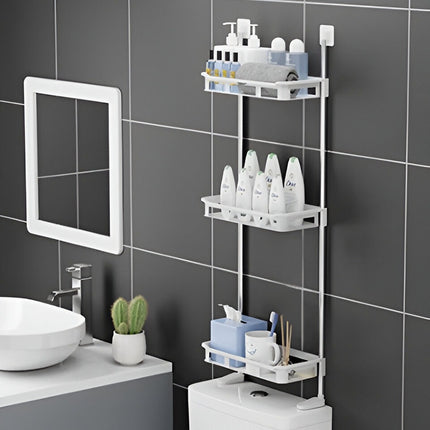 Organizador De Baño Para Sobre Inodoro Mochila Blacno