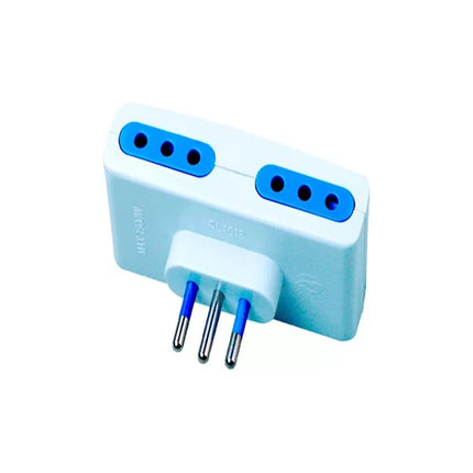 Ficha Adaptador 3 En Linea Derivado  4 Modular