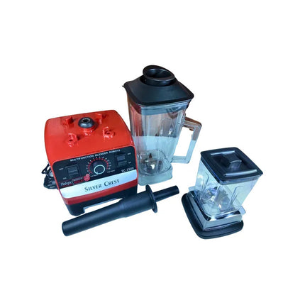 Licuadora Electrica Doble Vaso Silver Crest Negro
